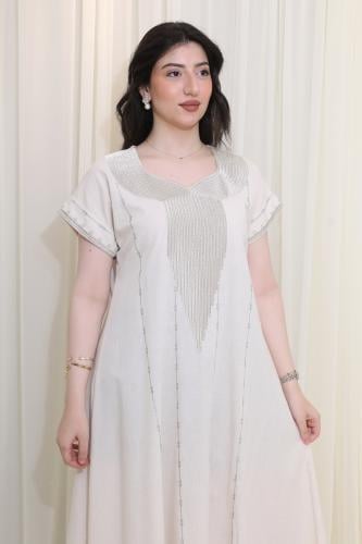 جلابية سكري بتطريز فاخر