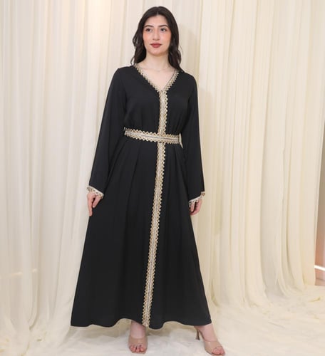 جلابية راقية بكلفة كريستال