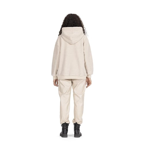 طقم هودي أبهه البيج