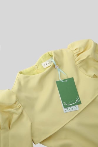 فستان أنيق بطبقة علوية متصلة