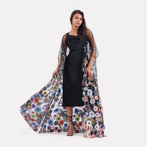 فستان بشت الورود