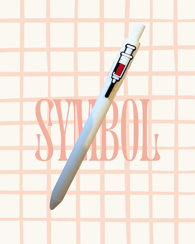 White Syringe Pen