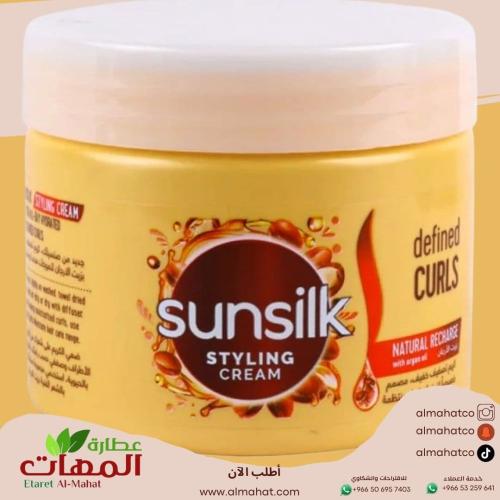كريم شعر صانسيلك تصفيف خفيف بزيت الأرغان 275 مل