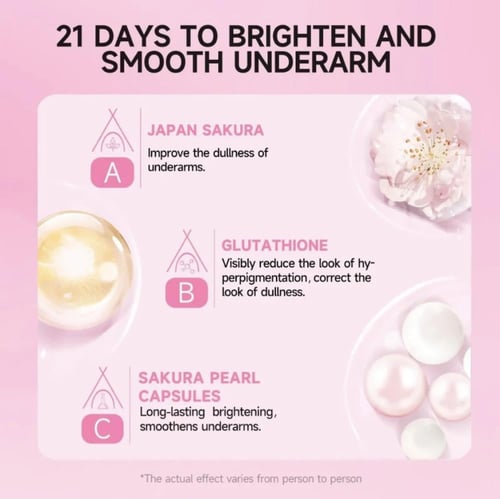 Sakura Gluta Brightening Underarm Cream