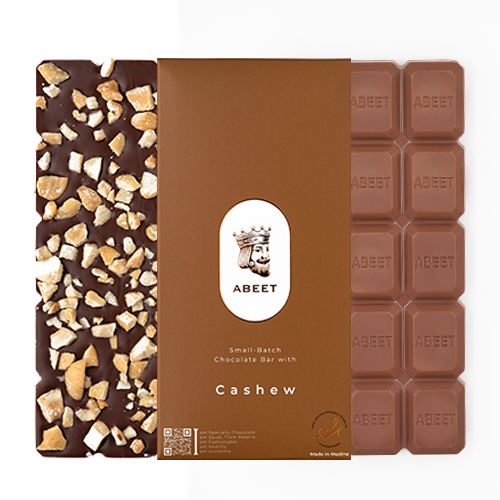 شوكولاتة حليب وكاجو - مزيج الفخامة والقرمشة الطبيع...