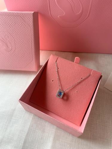 سلسال مستوحى من سوارفسكي ازرق