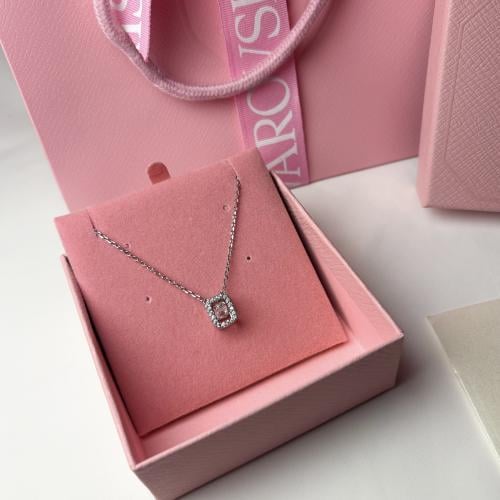 سلسال مستوحى من سوارفسكي فضي