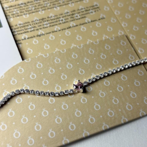 سوارة مستوحاة من باندورا قلب وردي