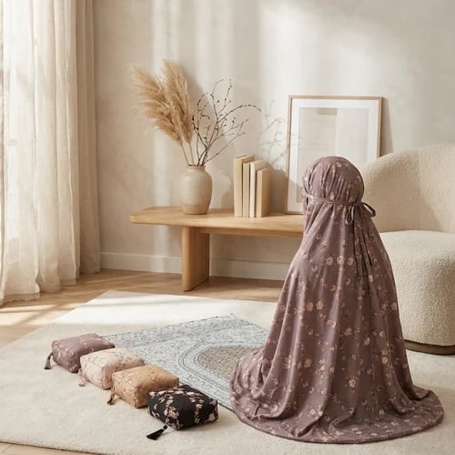 Prayer cloth set + rug (luxurious)