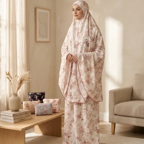 Prayer sheet for adults of two pieces (cotton)