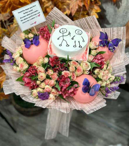 لنش كيك مع إمكانية تغيير العبارة والرسمة منسق داخل...