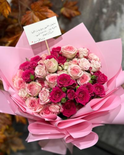 باقة ورد صغيرة