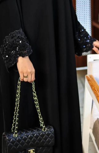 عباية توفانا أسود