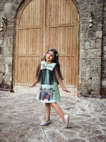 فستان اليوم الوطني السعودي