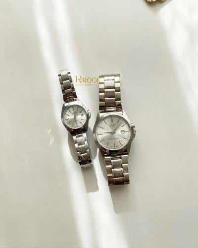 بكج ساعات كاسيو كبلز فضي