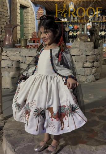 فستان بناتي يوم التأسيس