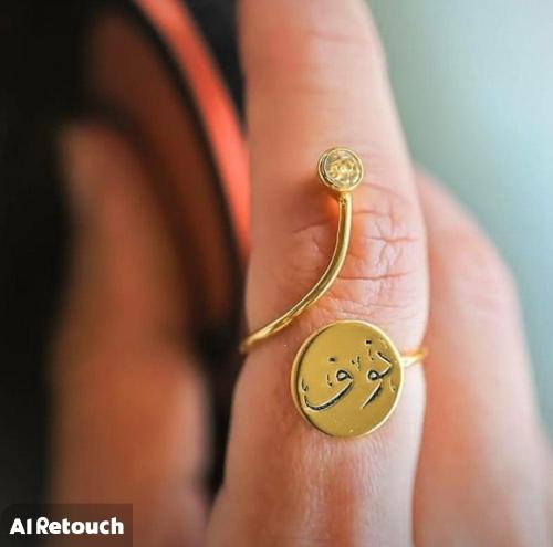 خاتم الاسم العربي يجعلك اكثر اطلاله و كشخه