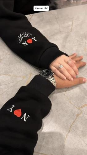 بلوفر شتوي حرفك وحرفها -مالا نهايه