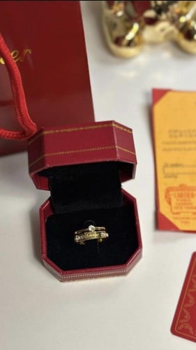 خاتم كارتير نسائي فصوص