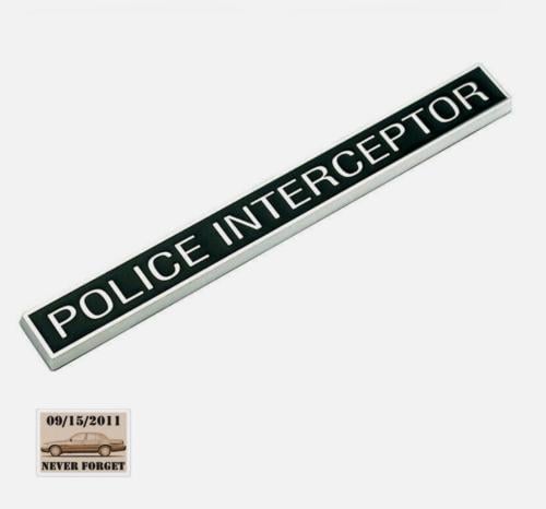 شعار علامة فورد بوليسي المنيوم police interceptor