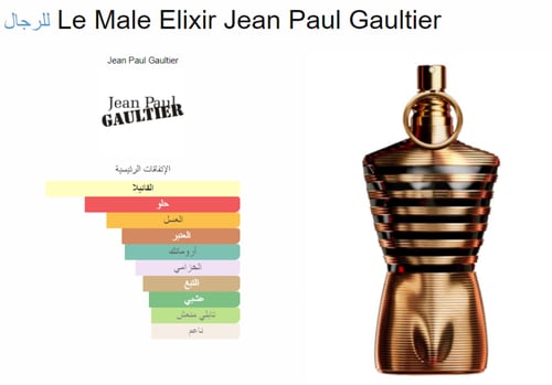 عطر الكسير من جان بول غوتيير