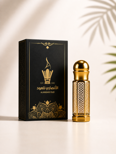 دهن عود الأنصاري الشفاف - 6 مل (حجم أكبر)