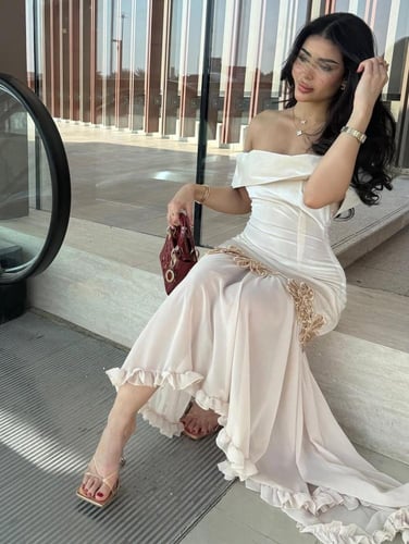 فستان سهره بخامه شيفون