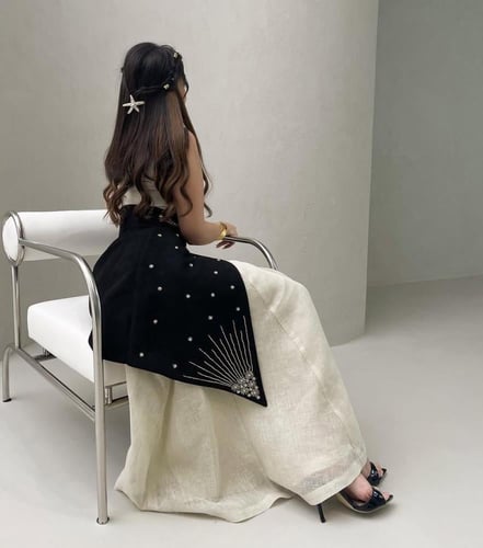 فستان كلوش دريس ترابي