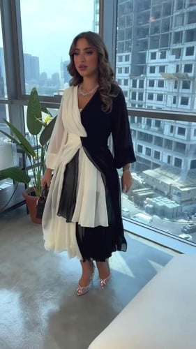 فستان ناعم بخامه جورجيت