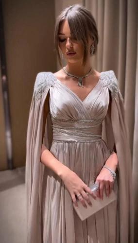 فستان سهرة بخامه كرنكل تطريز يدوي فاخر 0130