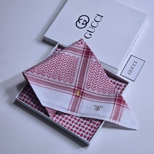 شماغ قوتشي "إصدار 2026" - أحمر كلاسيك