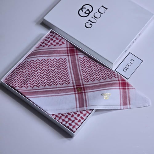 شماغ قوتشي "إصدار 2026" - أحمر كلاسيك