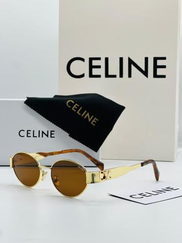 نظارة سيلين ذهبية رجالية مع ملحقات مجانية