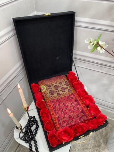 شال كشميري نسائي فاخر_مع تغليف الورد