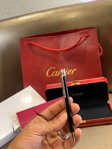قلم كارتير سانتوس اسود نحيف