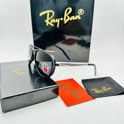 نظارة رجاليه راي بان مع ملحقات وتغليف مجاني