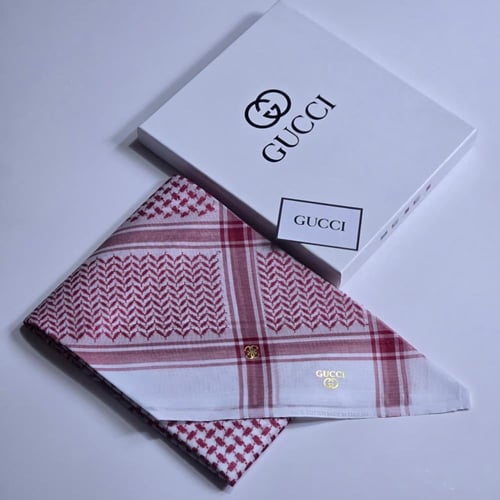 شماغ قوتشي "إصدار 2026" - أحمر كلاسيك