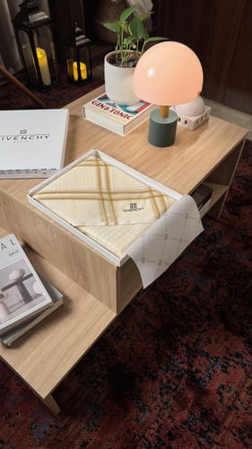 شماغ جفنشي سكري مخطط ذهبي الهبه ٢٠٢٦