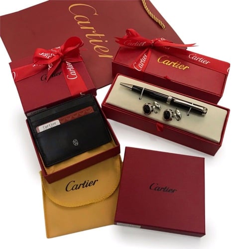 طقم كارتير قلم وكبك وبوك