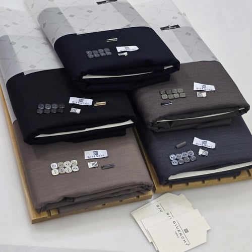 قماش جفنشي شتوي 2025 مع ملحقات الماركه