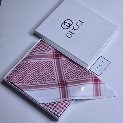 شماغ قوتشي "إصدار 2026" - أحمر كلاسيك