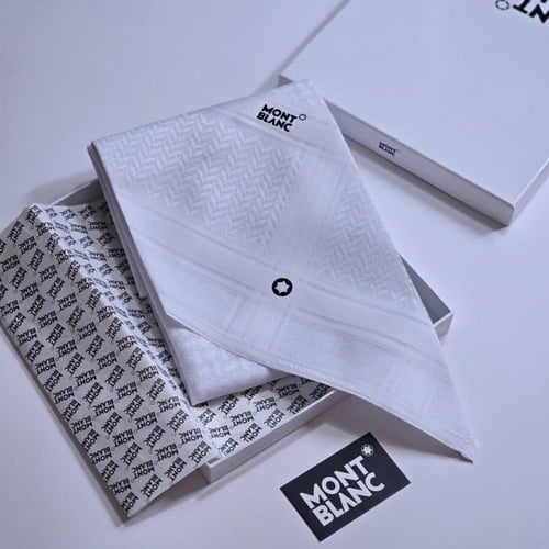 شماغ مونت بلانك ابيض الجديد