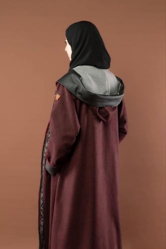 فروه دبل فيس + جلد على الاطراف + فرو طويل على ‏غطا...