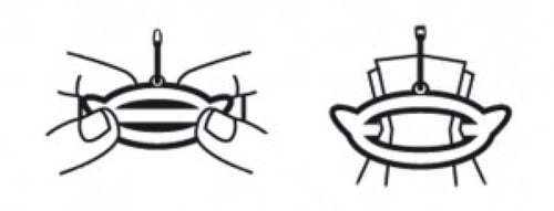 مشبك ستاليس ستيل للفلتر الورقي