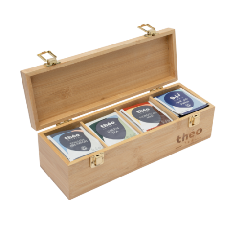 ثيو صندوق خشبي مع 60 ظرف متنوع