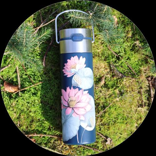 ليزي حافظة حرارة من السالتس ستيل المزدوج 500 مل