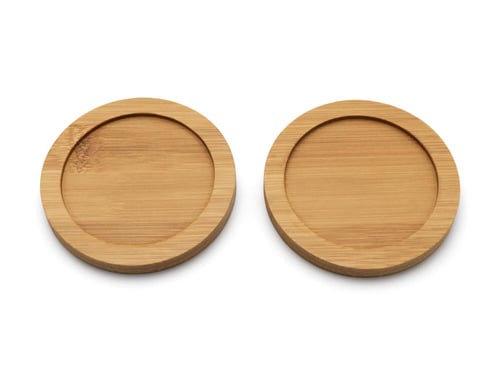 ثيو طقم أكواب شاي 2X200 مل أسود - سيراميك