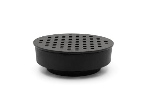 قاعدة أبريق شاي ياباني معدني تقليدي - أسود