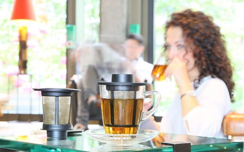 فينوم كوب زجاجي 280 مل مع فلتر شاي