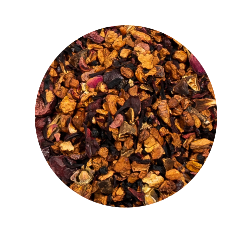 شاي الفواكه - التوت البري و الخزامى ( لافندر )